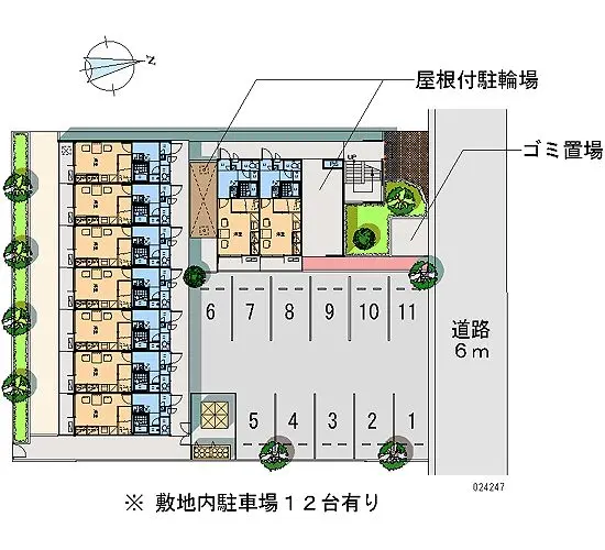 大東市新田本町 月極駐車場